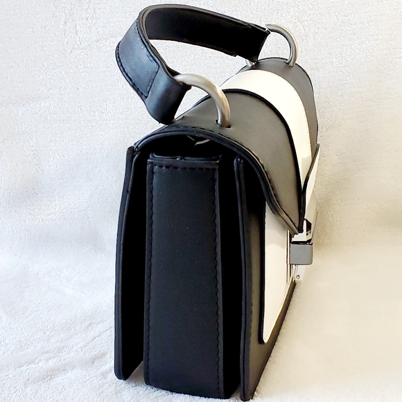Parfois Black and White Crossbody Bag - Picture 3 of 6
